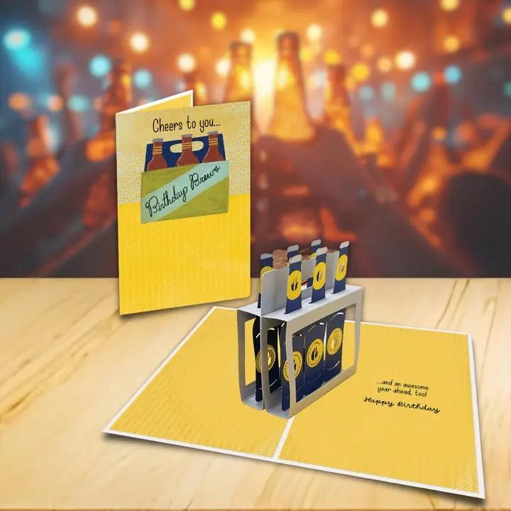 Birthday Brews Happy Birthday Pop Up Card