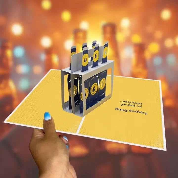 Birthday Brews Happy Birthday Pop Up Card