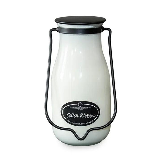 Cotton Blossom Milkbottle Candle