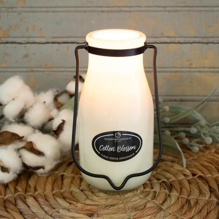 Cotton Blossom Milkbottle Candle