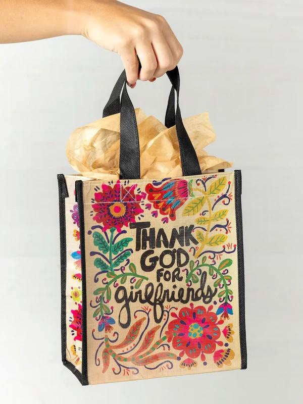 Thank God For Girlfriends Medium Happy Bag