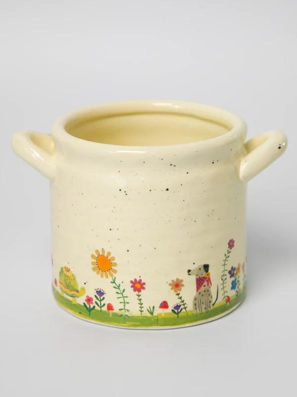 Crock Planter - Thank You Medium