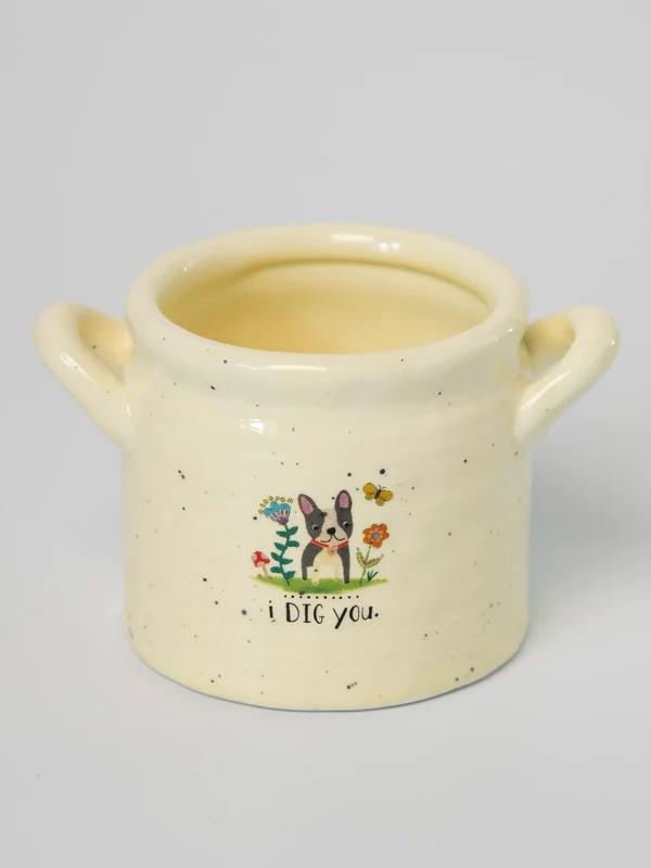 Crock Planter - I Dig You Small