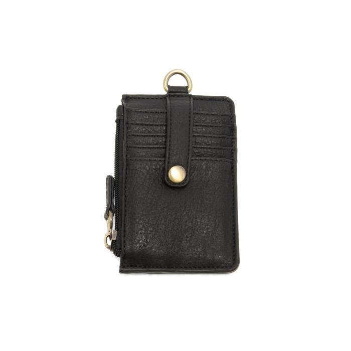 Black Dolly Small Wallet w/ Key Ring