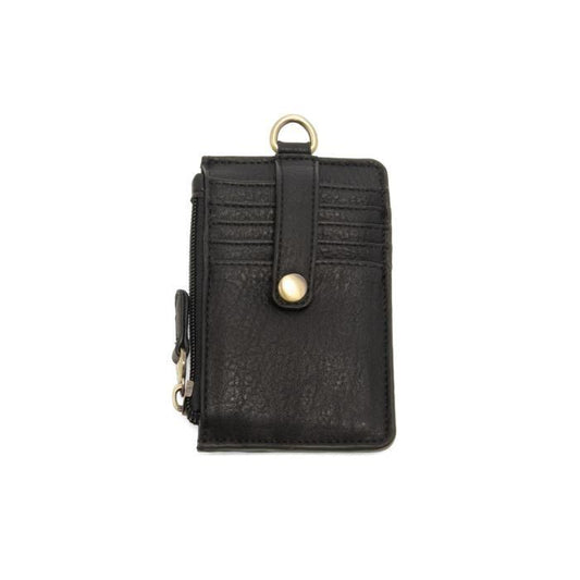 Black Dolly Small Wallet w/ Key Ring