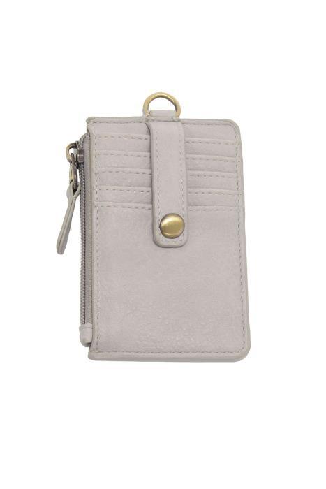 Light Grey Dolly Small Wallet w/ Key Ring
