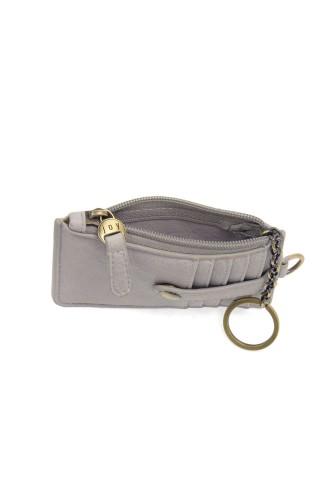 Light Grey Dolly Small Wallet w/ Key Ring