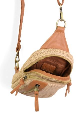 Skylar Sling Bag Natural Straw