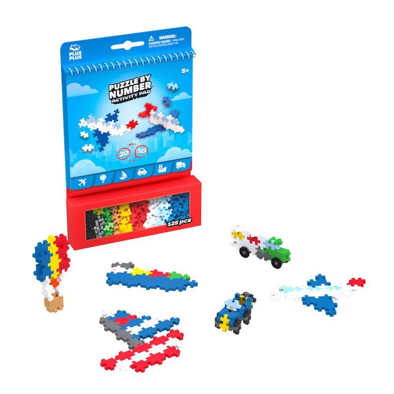 Transportation Puzzle By Number Activity Pad