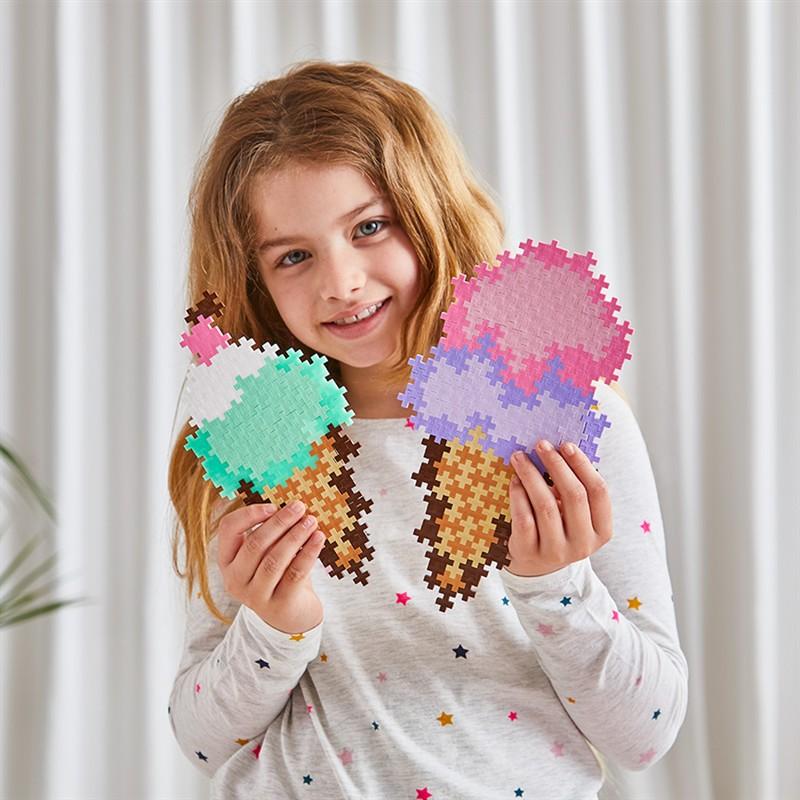 Ice Cream Cones Puzzle by Number