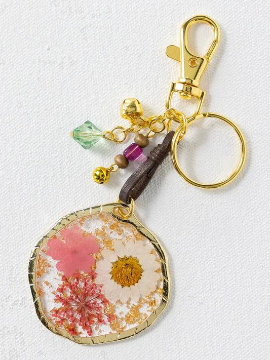 Pressed Flower Keychain