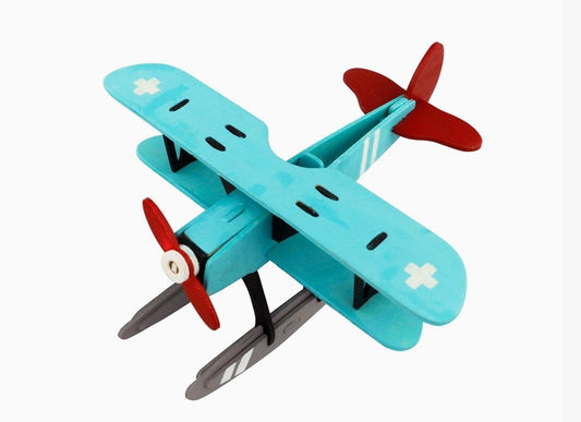 3D Wooden Puzzle Paint Kit - Plane