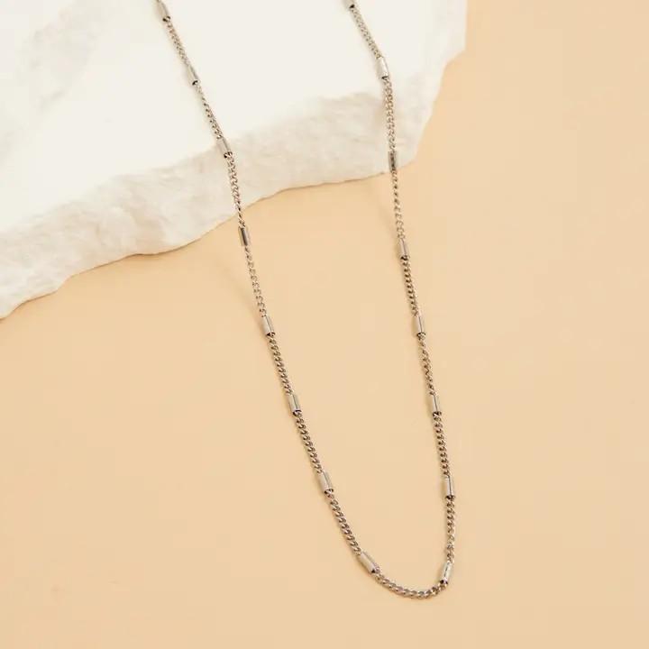 Waterproof Necklace 20" Bar Satellite Chain Narelle