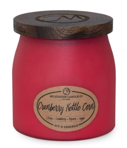 Cranberry Kettle Corn Frosted Butter Jar Candle