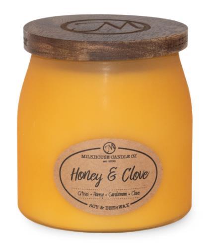 Honey & Clove Frosted Butter Jar Candle