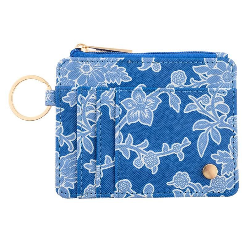 Blue Flower Card wallet