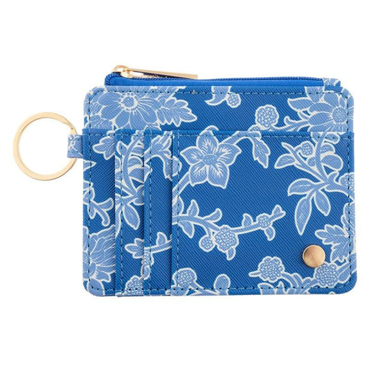 Blue Flower Card wallet