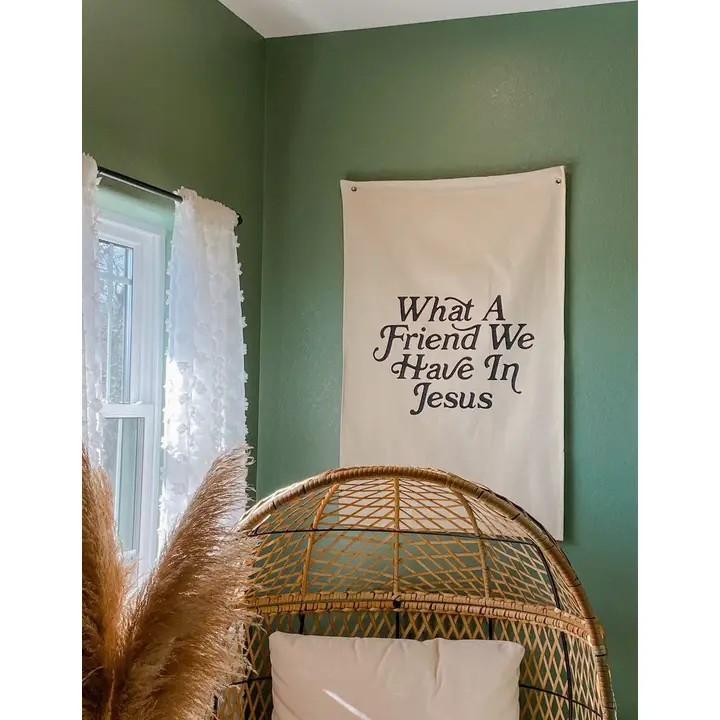 What A Friend in Jesus Tapestry