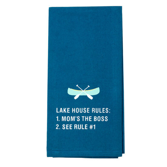 Lake House Rules Towel