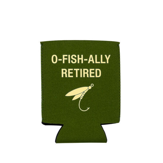 O Fish Ally Retired Can Koozie