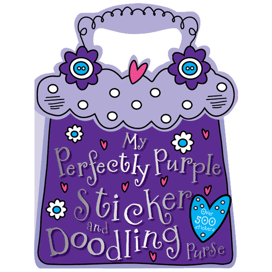 My Perfectly Purple Sticker Doodling Purse