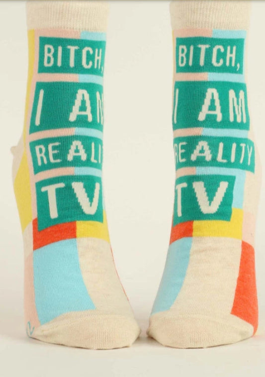 Reality TV Crew Ladies Socks