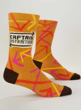 Captain Distraction Mens Socks
