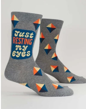 Just Resting my Eyes Mens Socks
