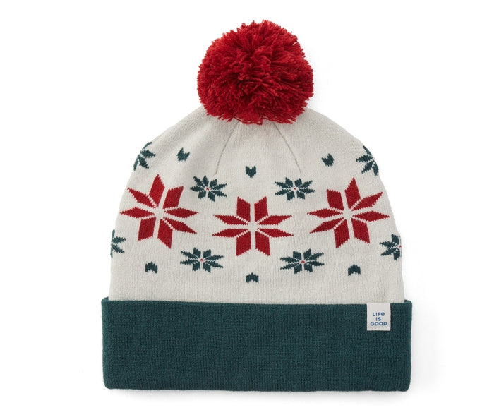 Nordic Snowflake Chill Beanie