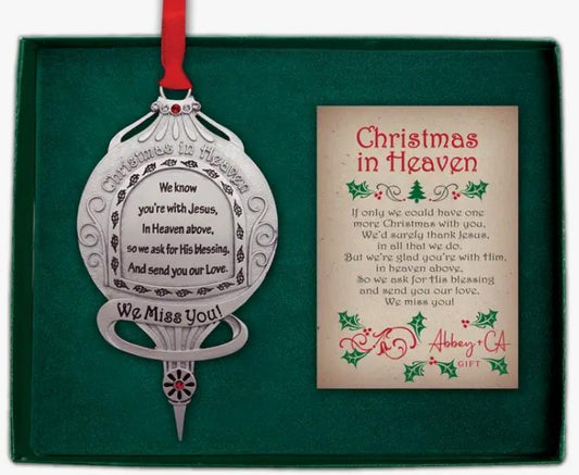 Christmas in Heaven Ornament