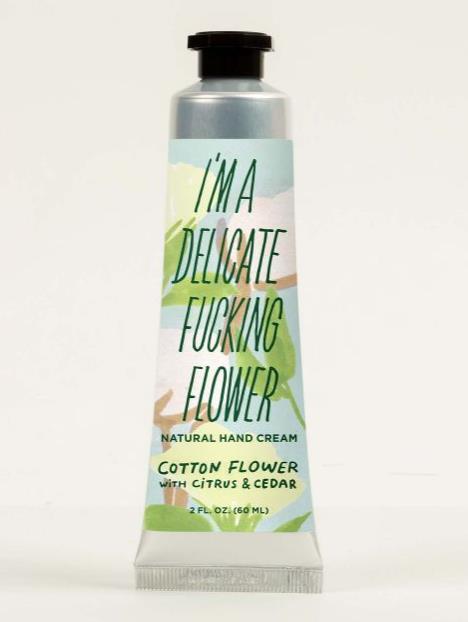 Delicate F*cking Flower Hand Cream Cotton Flower