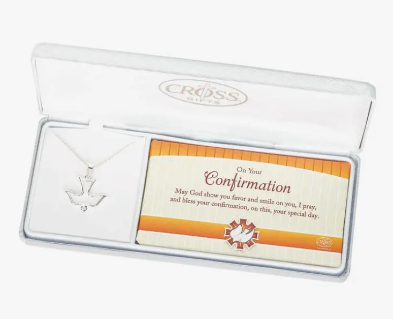 On Your Confirmation Open Dove Necklace