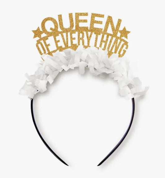 Queen of Everything Birthday Headband Party Crown