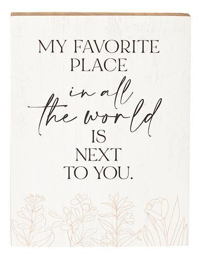 Favorite Place Chunky Block