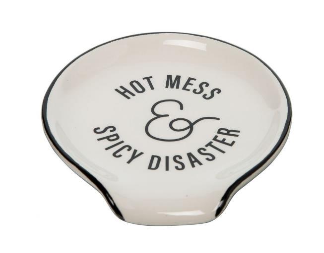 Hot Mess & Spicy Disaster Spoon Rest