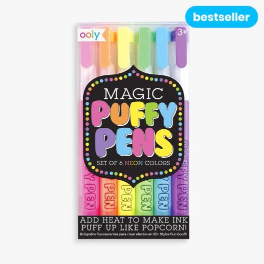 Magic Neon Puffy Pens