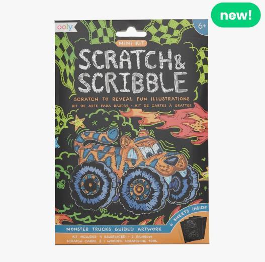 Monster Truck Scratch & Scribble