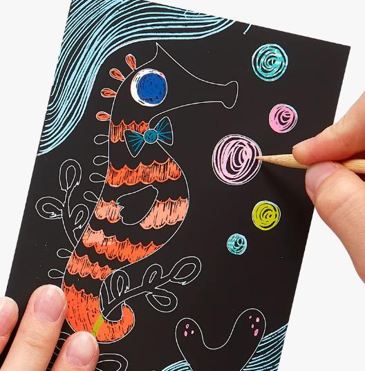 Friendly Fish Scratch & Scribble