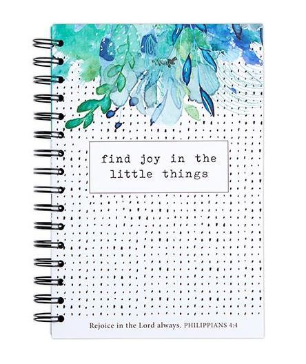 Find Joy in Little Things Grid Dot Journal
