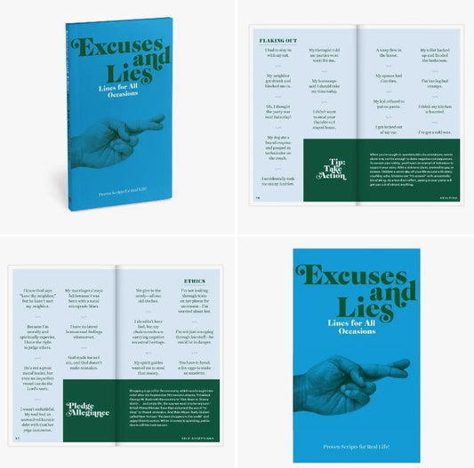 Excuses & Lies Book