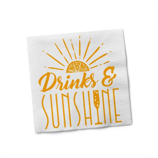Drinks & Sunshine Bev Napkin